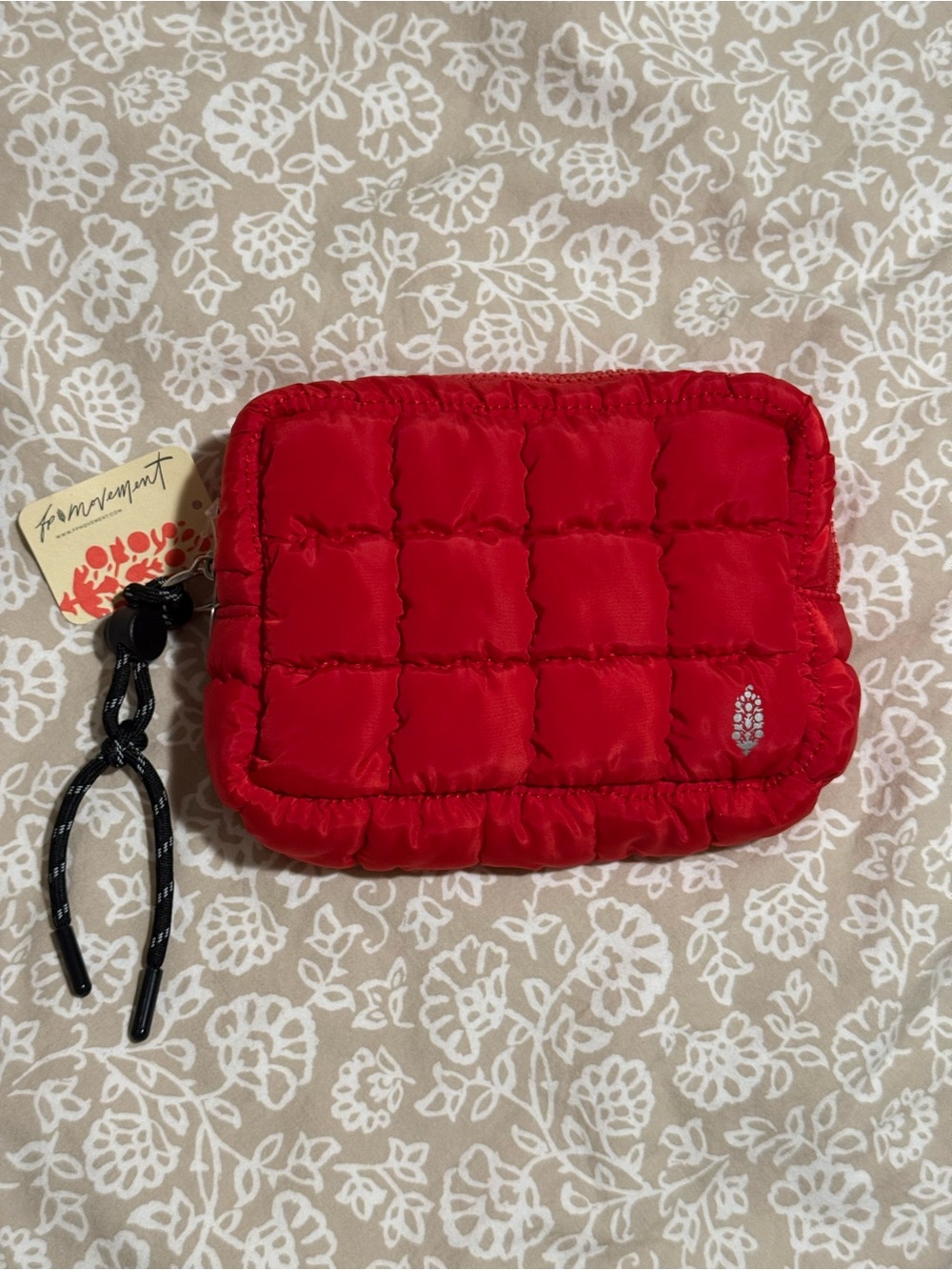 NWT Free People Movement Quilted Mini Case Winterberry